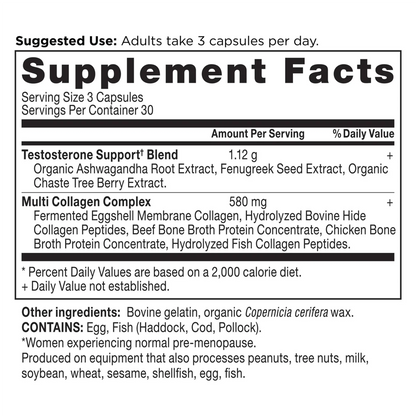 Testosterone Support for Women + Collagen