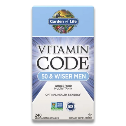 Vitamin Code 50 & Wiser Men's Multivitamin