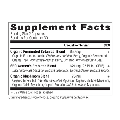SBO Probiotics 25billion - Women's