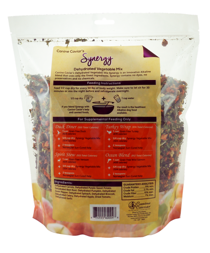 Synergy Dehydrated Vegetable Mix for Dogs