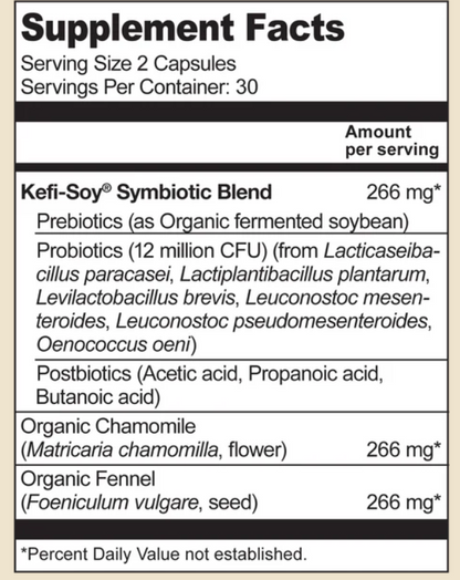 Comfort Fermented Symbiotic 60 Vegan Capsules