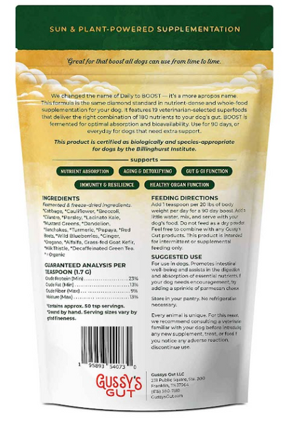 Boost Fermented Superfood for Dogs
