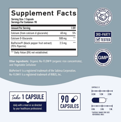 Calcium D-Glucarate 500mg