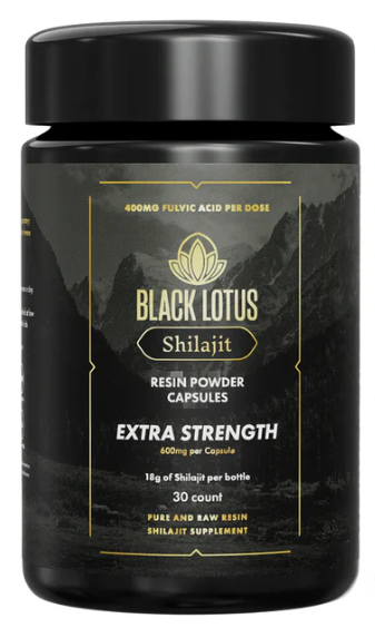 Shilajit Powder in Capsules - Extra Strength 600mg