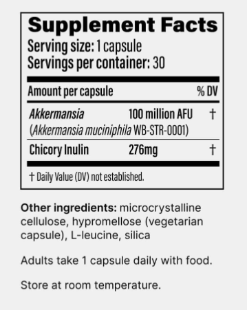 Akkermansia 30 Capsules