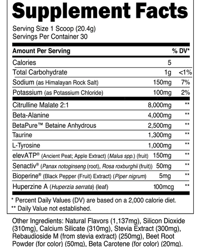 Stim-Free Pre-Workout - Tropical Punch
