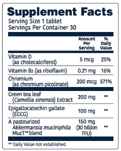 The Akkermansia Company™ Healthy Weight with Glucose Control
