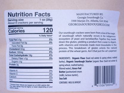Artisan Sea Salt Crackers