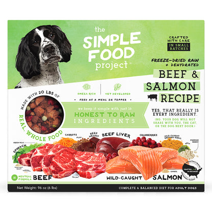 Beef & Salmon Dog Food