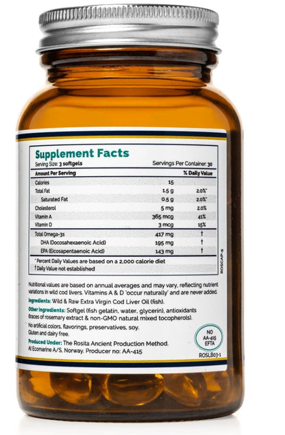 Cod Liver Oil Softgels