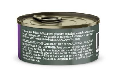 Canned Feline Rabbit Feast