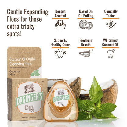Coconut Oil + Xylitol Expanding Floss