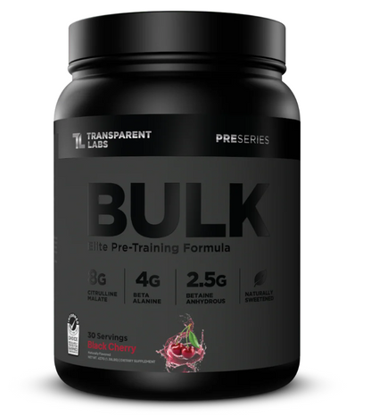 Bulk Black Pre-Workout - Black Cherry