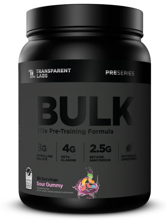 Bulk Black Pre-Workout - Sour Gummy