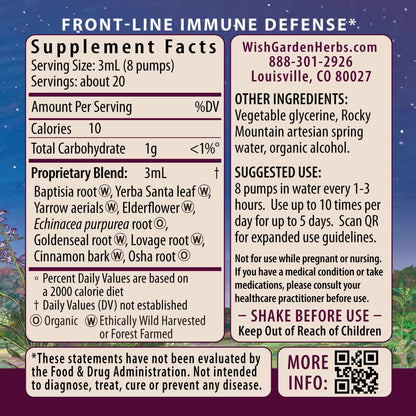 WishGarden Kick-Ass Immune Activator – .66 oz | Herbal Immune Support