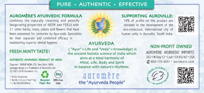 Ayurvedic Herbal Toothpaste Fresh Mint