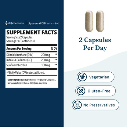 Liposomal DIM with I-3-C 200mg