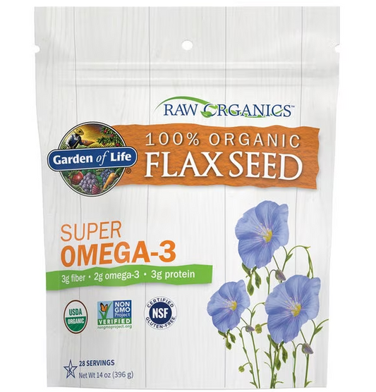 Raw Organics 100% Organic Flaxseed