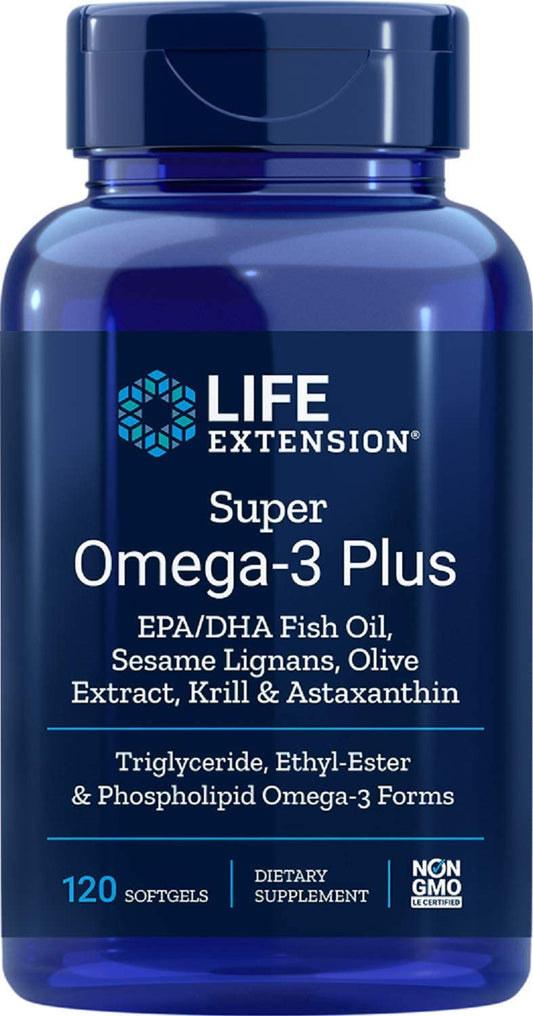 Super Omega-3 with Sesame Lignans Olive Extract Krill & Astaxantin