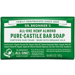 All-One Hemp Pure Castile Bar Soap - Almond