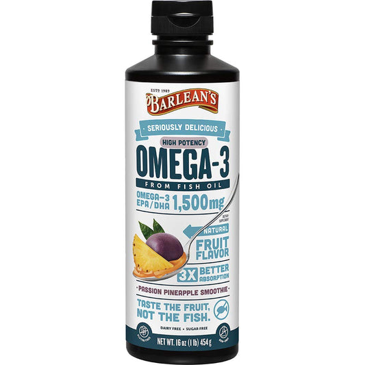 Seriously Delicious High Potency Omega-3 Fish Oil - Pineapple