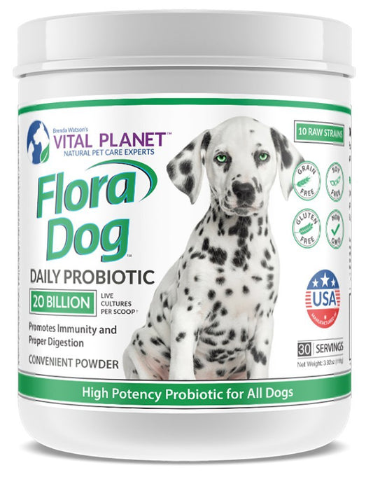 Flora Dog High Potency Multi-Strain Probiotic Formula