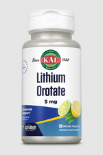 Lithium Orotate 5mg - Lemon Lime