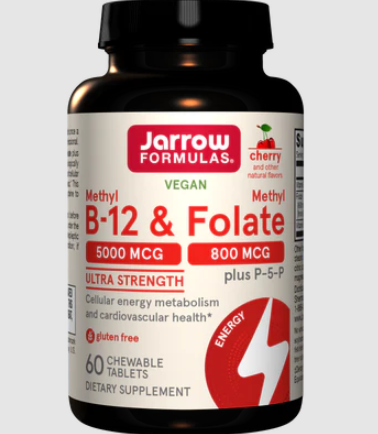 Methyl B-12 5000mcg + Folate 800mcg - Cherry