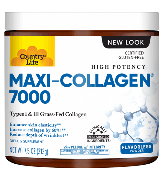 High Potency Maxi-Collagen C & A + Biotin 7000mg Type 1 & 3