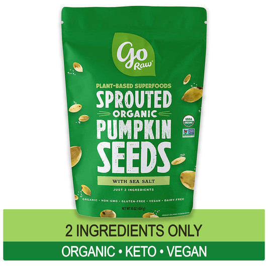 Pumpkin Seeds with Sea Salt Sprouted & Organic