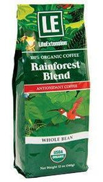 Organic Rainforest Blend Whole Bean Antioxidant Coffee
