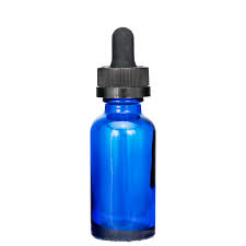 Cobalt Glass Dropper Bottle