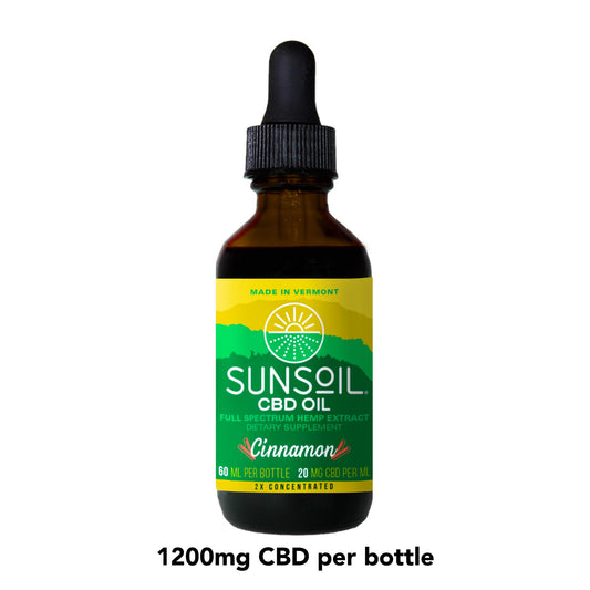 Full Spectrum Hemp Extract 1200mg CBD- Cinnamon