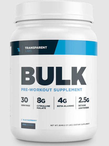 Bulk PreWorkout Blue Raspberry