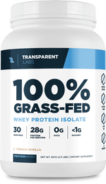 100% Grass Fed Whey Protein - French Vanilla