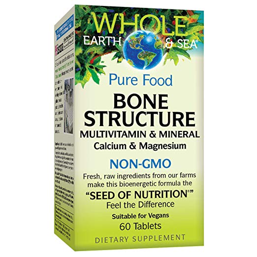 Whole Earth and Sea Bone Structure Calcium & Magnesium Multivitamin