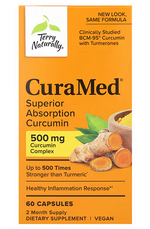 CuraMed Superior Absorption Curcumin 500mg Vegan