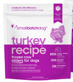 Frozen Turkey Sliders (dog)