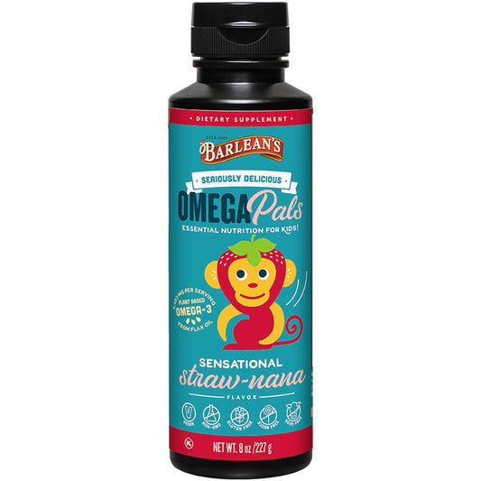 Seriously Delicious Omega Pals Swirl Fish Oil - Straw-nana
