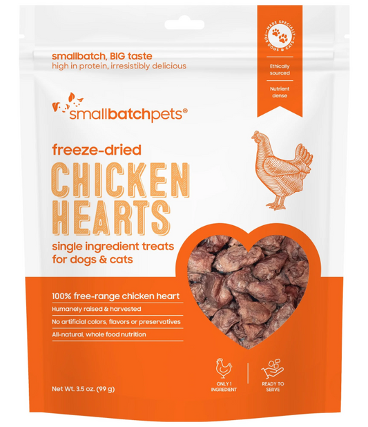 Freeze Dried Chicken Hearts