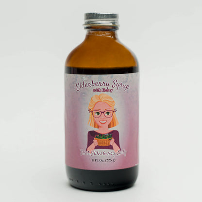 Elderberry Syrup with Local Honey