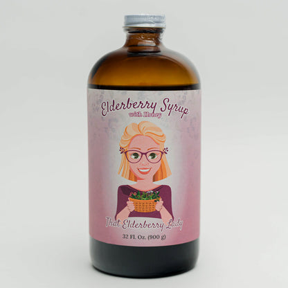 Elderberry Syrup with Local Honey