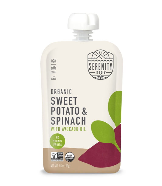 Organic Sweet Potato and Spinach Baby Food