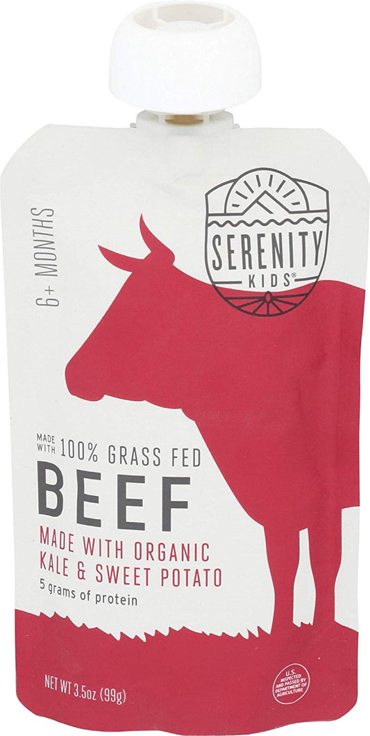 100% Grass Fed Beef with Organic Kale and Sweet Potato Baby Food
