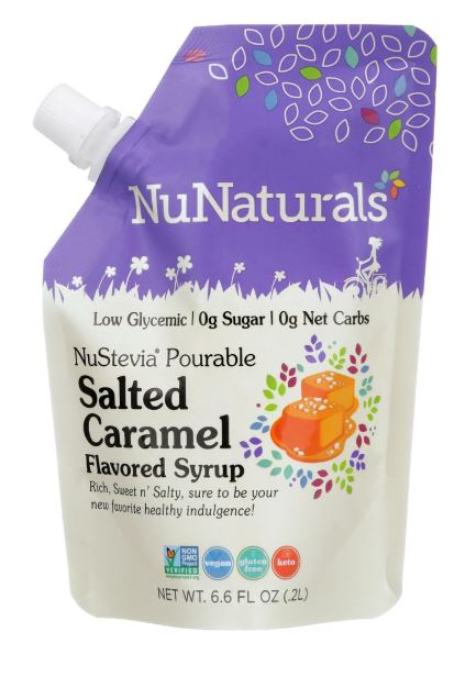 NuStevia Pourable - Salted Caramel Syrup