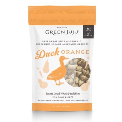 Freeze Dried Whole Food Bites For Cats & Dogs - Duck Orange
