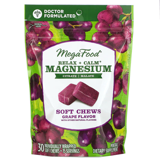 Relax & Calm Magnesium Chews - Grape