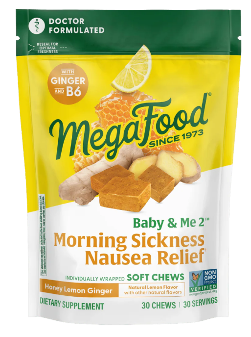 Baby & Me Morning Sickness Nausea Relief Chews - Honey Lemon Ginger