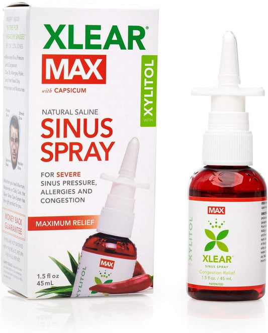 MAX Saline Nasal Spray with Capsicum