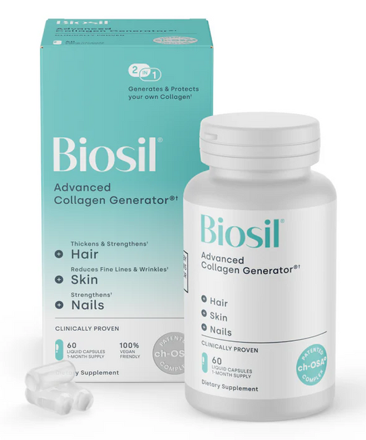 BioSil for Hair & Skin Vegan Liquid Capsules
